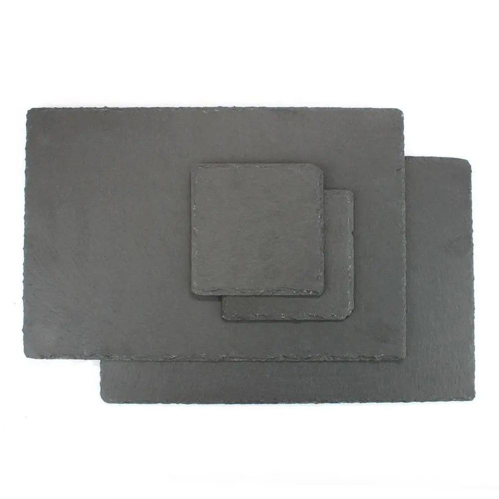 Natural Slate Placemats & Coasters - 12pc | M&W Maison & White