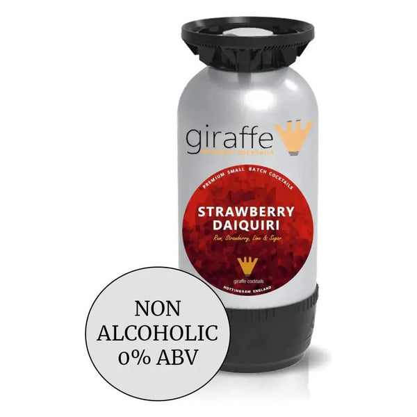 Non Alcoholic Strawberry Daiquiri 20L PolyKeg Giraffe Cocktails