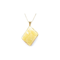 OOAK Exclusive Even Diamond Amber Pendant Spirit Journeys Gifts