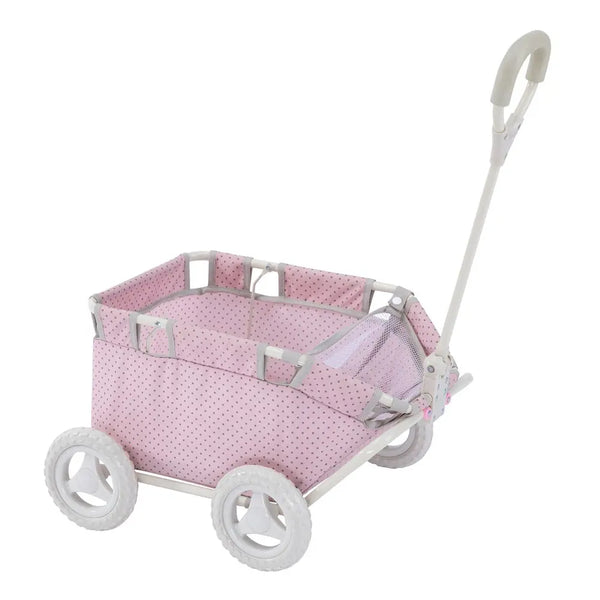 Olivia's Little World Baby Doll Pull Along Wagon Trolley Toy Cart OL-00007 Olivia's Little World