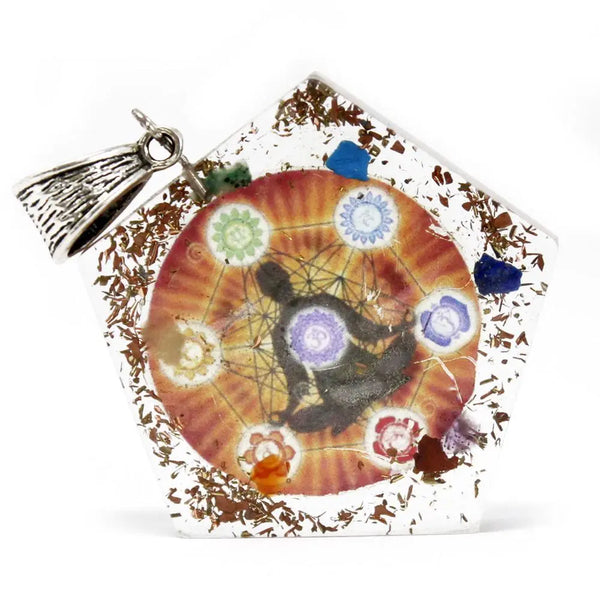 Orgonite Power Pendant - Pentagon Chakra Spirit Journeys Gifts