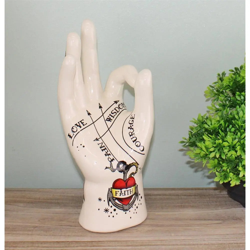 Palmistry Hand, Faith, 22.5cm gekofaire