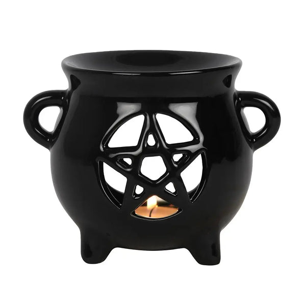 Pentagram Cauldron Oil Burner Spirit Journeys Gifts