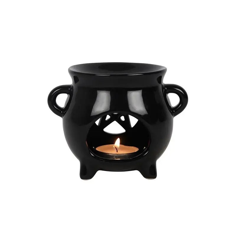 Pentagram Cauldron Oil Burner Spirit Journeys Gifts