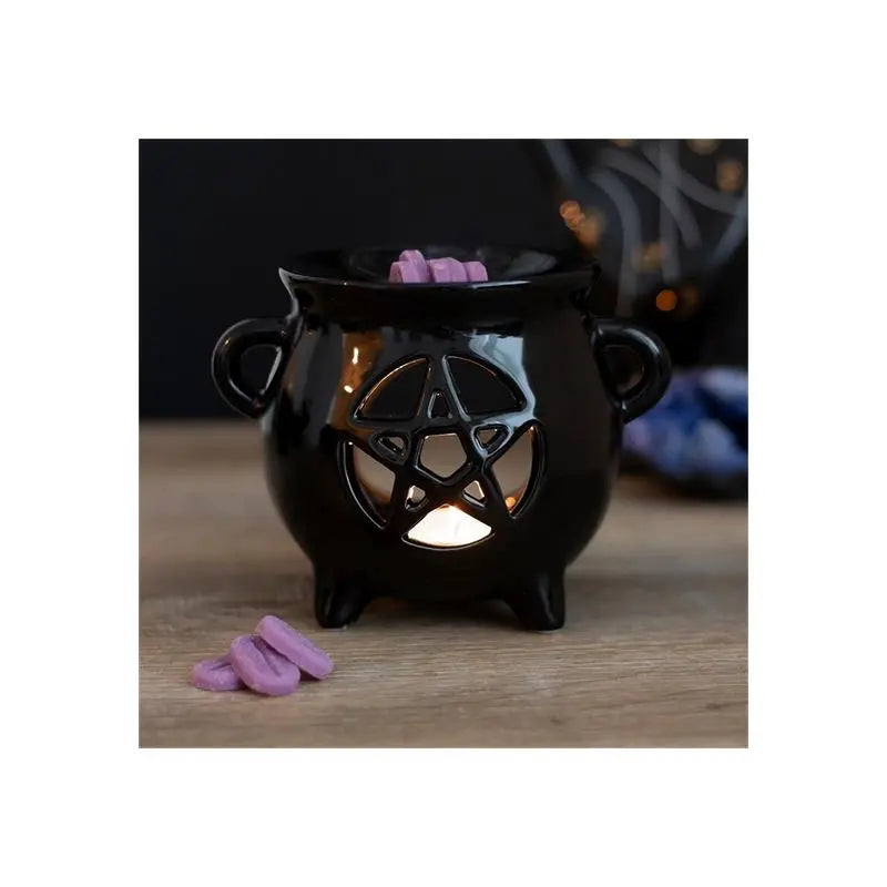 Pentagram Cauldron Oil Burner Spirit Journeys Gifts