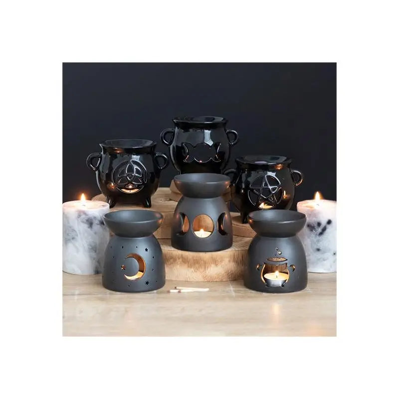 Pentagram Cauldron Oil Burner Spirit Journeys Gifts