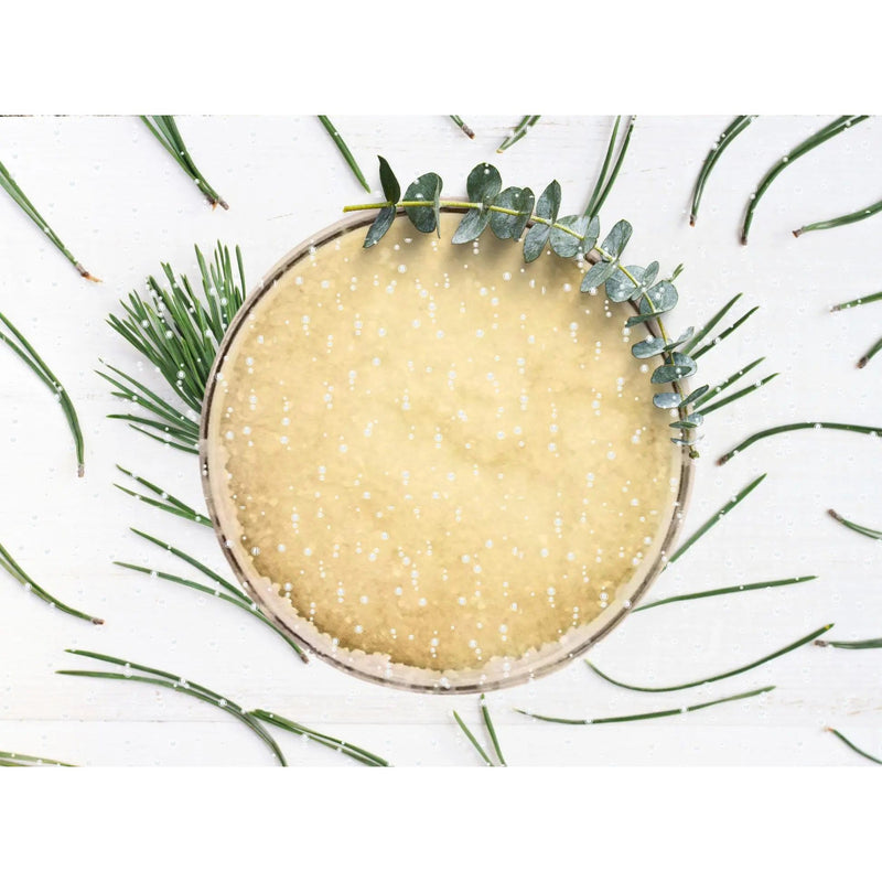 Peppermint, Eucalyptus & Pine Dead Sea Salt Natural Body Scrub with Organic Essential Oils Gloriously Good