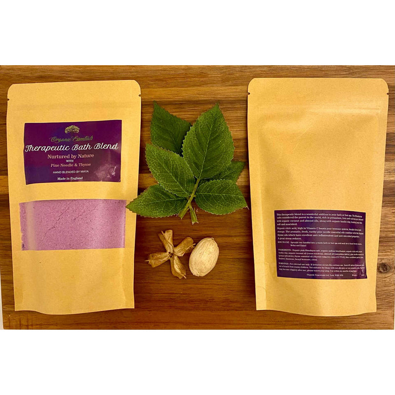 Pine Needle & Thyme Luxury Natural Bath Blend in Eco-Pouch 250g Spirit Journeys