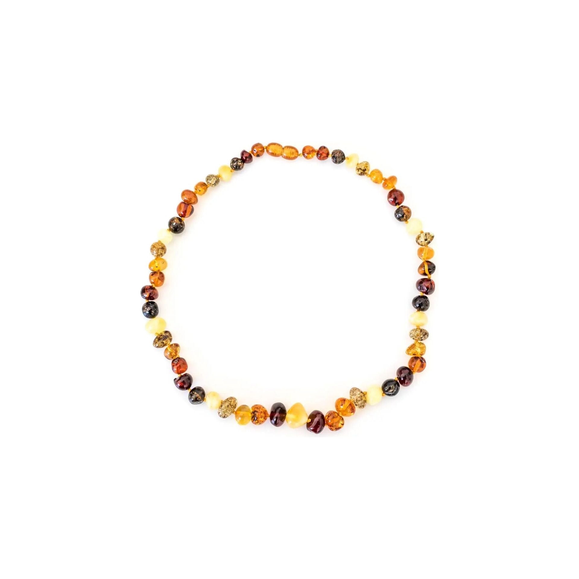 Polished Nugget Amber Bead Necklace Spirit Journeys Gifts