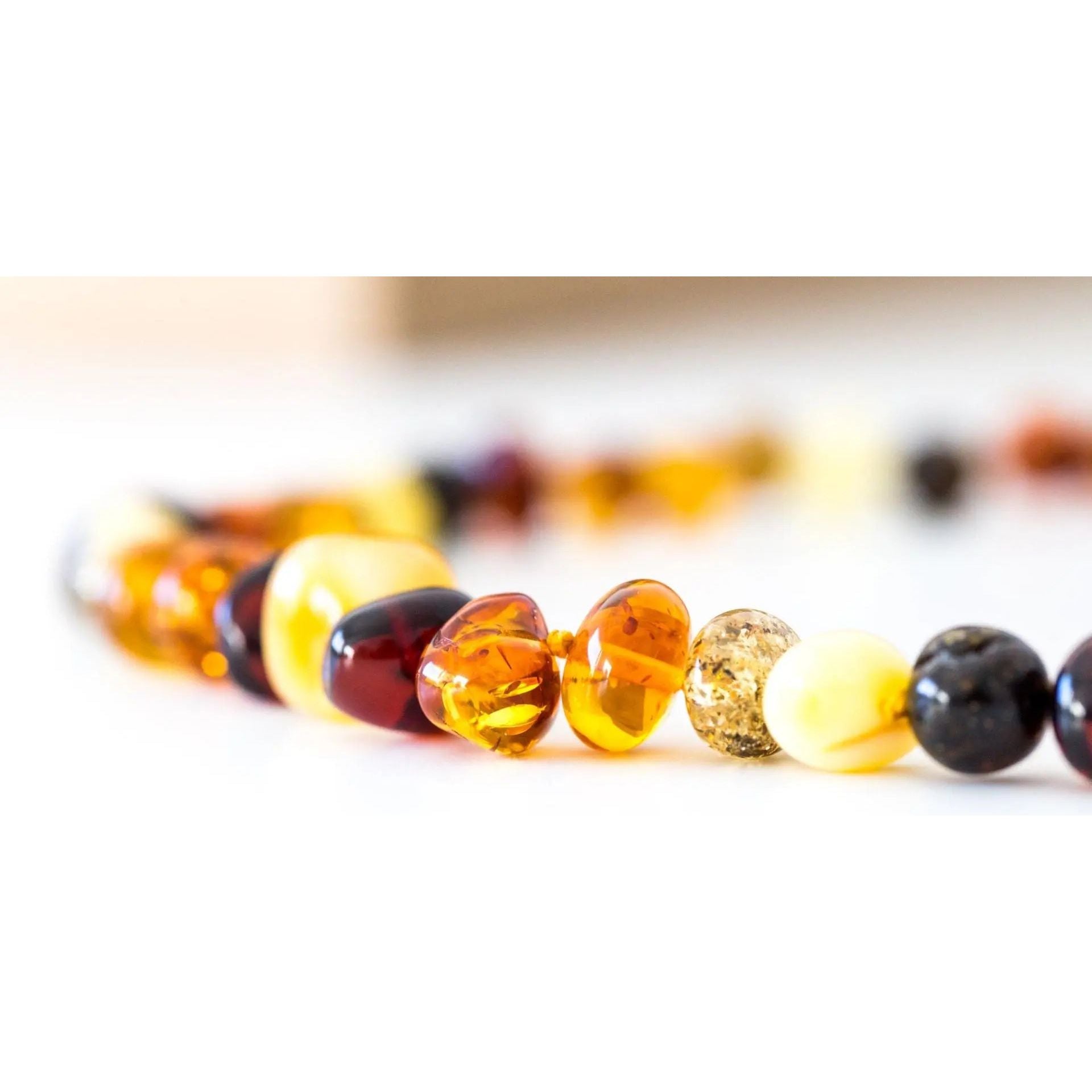 Polished Nugget Amber Bead Necklace Spirit Journeys Gifts