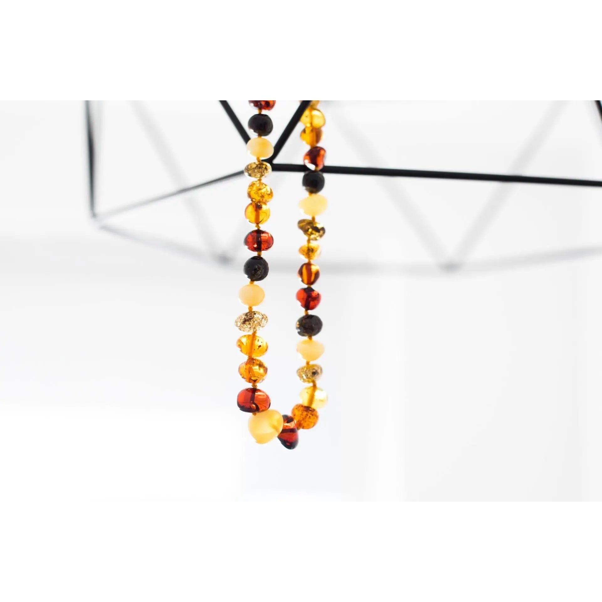 Polished Nugget Amber Bead Necklace Spirit Journeys Gifts