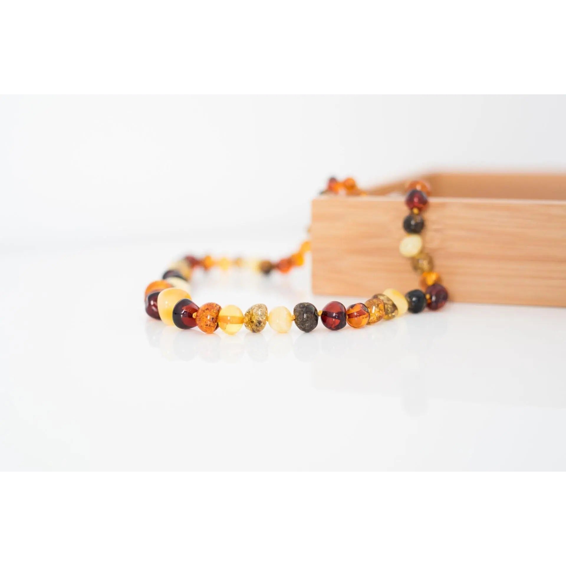Polished Nugget Amber Bead Necklace Spirit Journeys Gifts