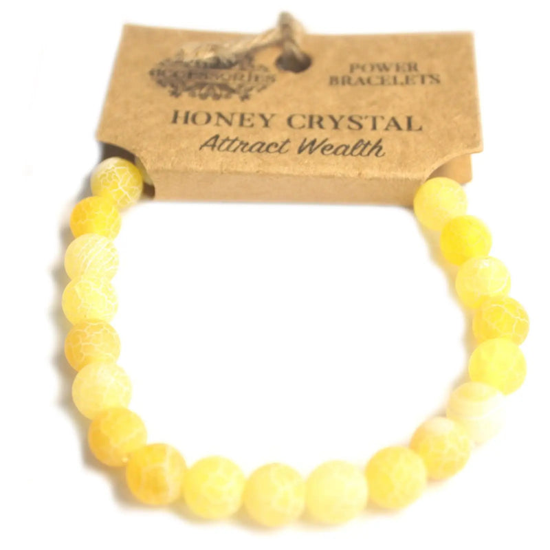 Power Bracelet - Honey Crystal Spirit Journeys Gifts