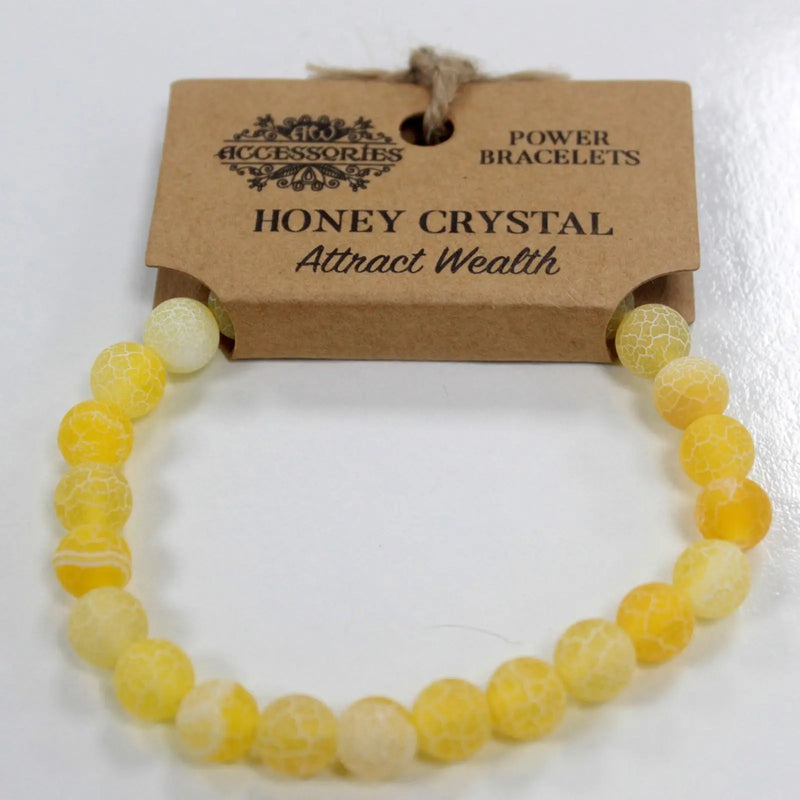 Power Bracelet - Honey Crystal Spirit Journeys Gifts