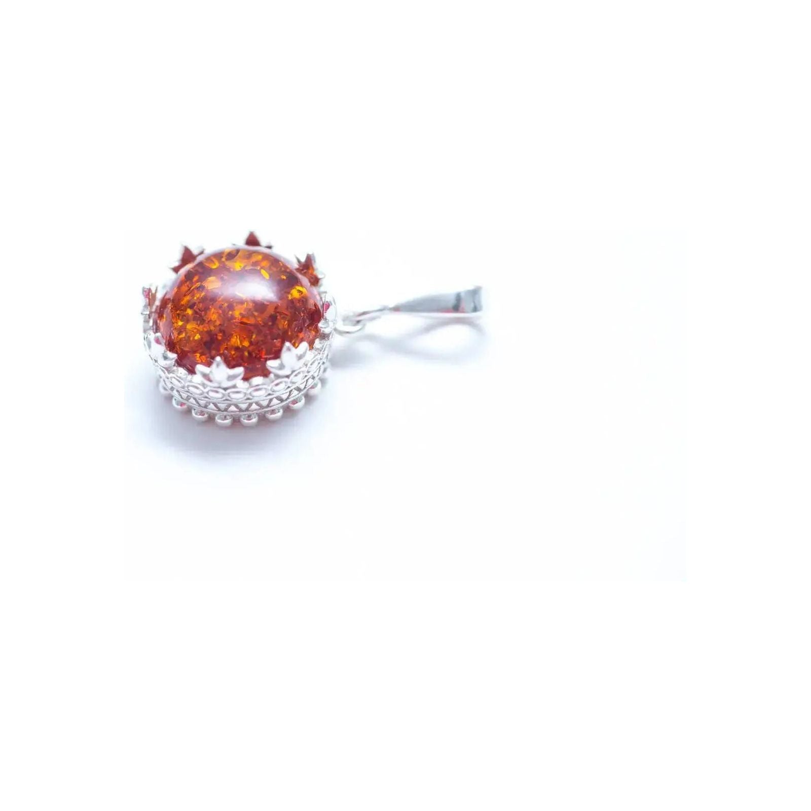 Princess Crown Amber Pendant Spirit Journeys Gifts