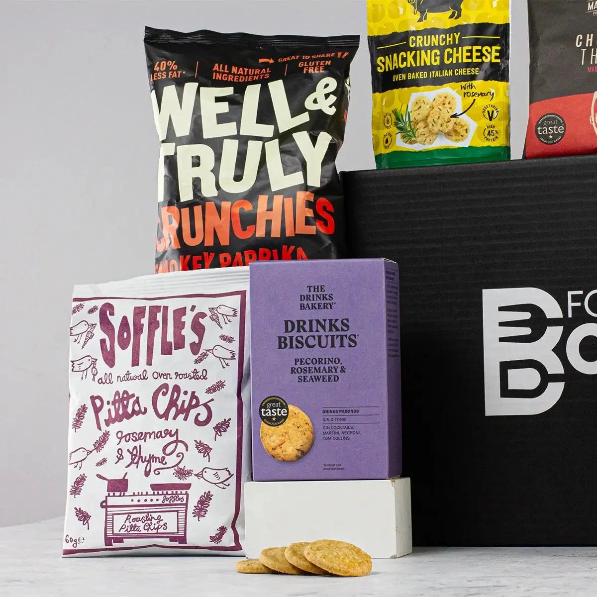 Prosecco and Snacks Hamper Spirit Journeys Gifts