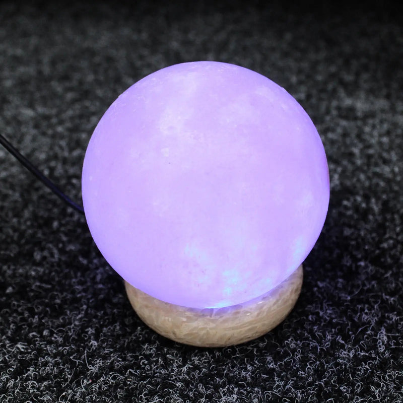 Quality USB Ball Salt Lamp - 8 cm (multi) Spirit Journeys Gifts