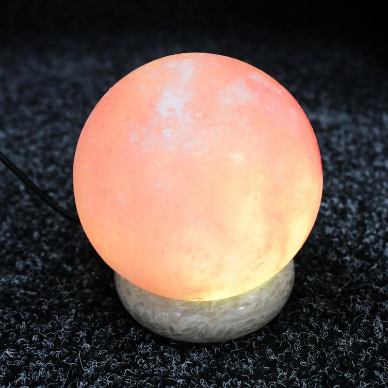 Quality USB Ball Salt Lamp - 8 cm (single) Spirit Journeys Gifts