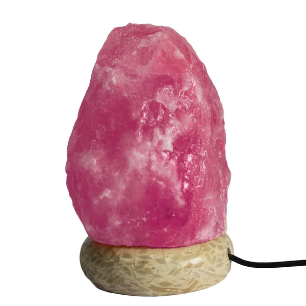 Quality USB Natural Salt Lamp - 11.5 cm Random Colours Spirit Journeys Gifts