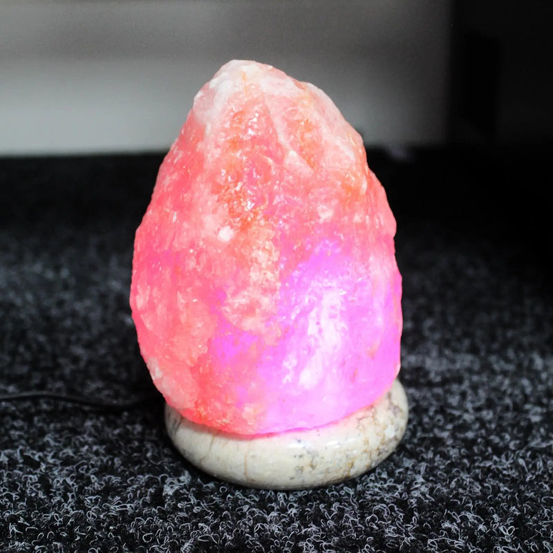 Quality USB Natural Salt Lamp - 11.5 cm Random Colours Spirit Journeys Gifts