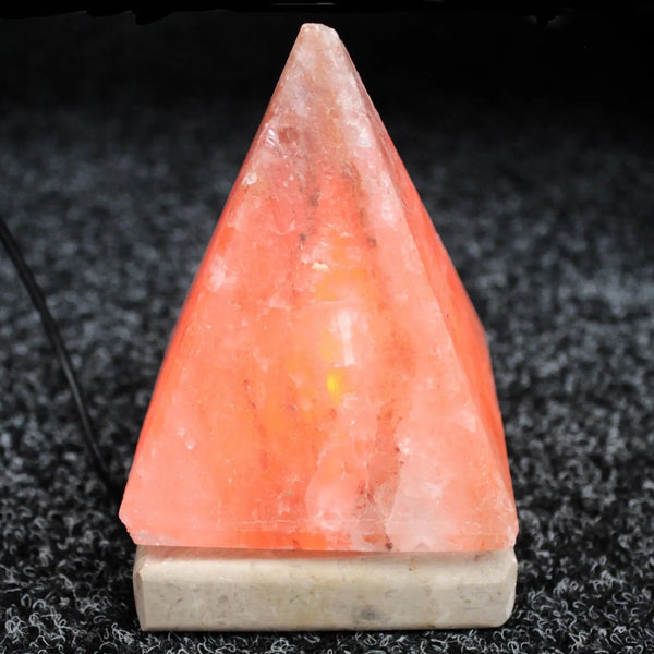 Quality USB Pyramid Salt Lamp - 9 cm (single) Spirit Journeys Gifts