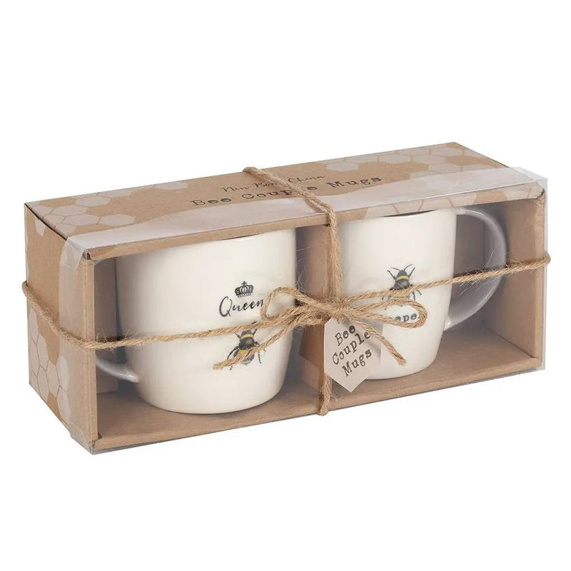 Queen Bee and Bee Keeper Mug Gift Set Gloriously Good