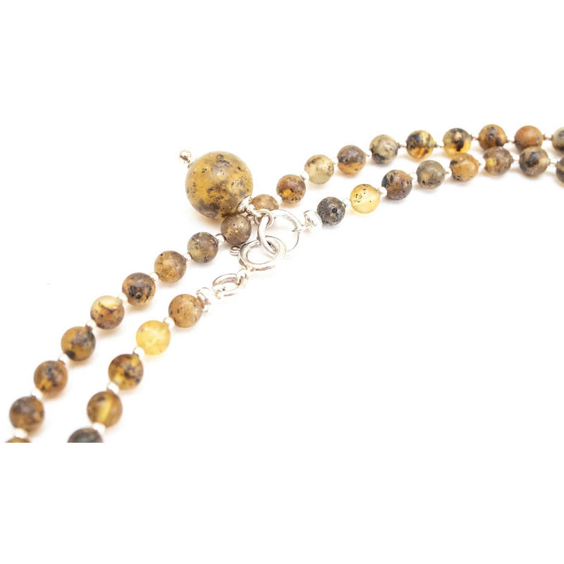RAW Amber Sphere Bead Multi-Wear Accessory Spirit Journeys