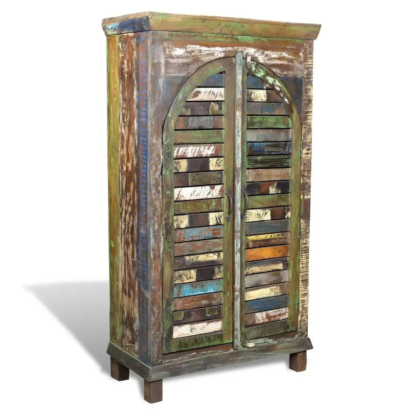 Reclaimed Wood Bookshelf Bookcase 2 Doors & 3 Shelves Spirit Journeys Gifts