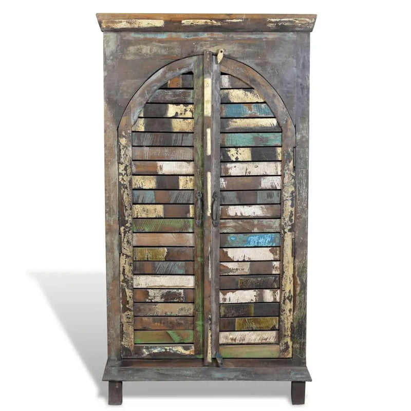 Reclaimed Wood Bookshelf Bookcase 2 Doors & 3 Shelves Spirit Journeys Gifts