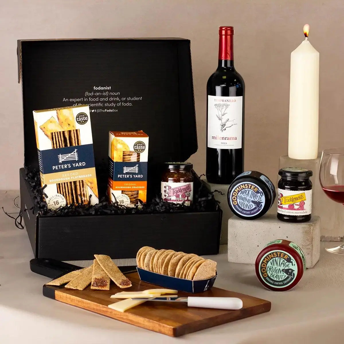 Red Wine & Cheese Hamper Spirit Journeys Gifts