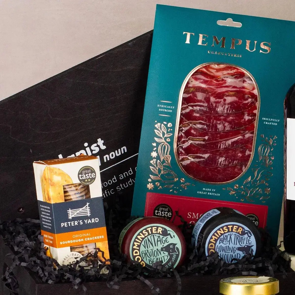 Red Wine, Cheese and Charcuterie Hamper Spirit Journeys Gifts