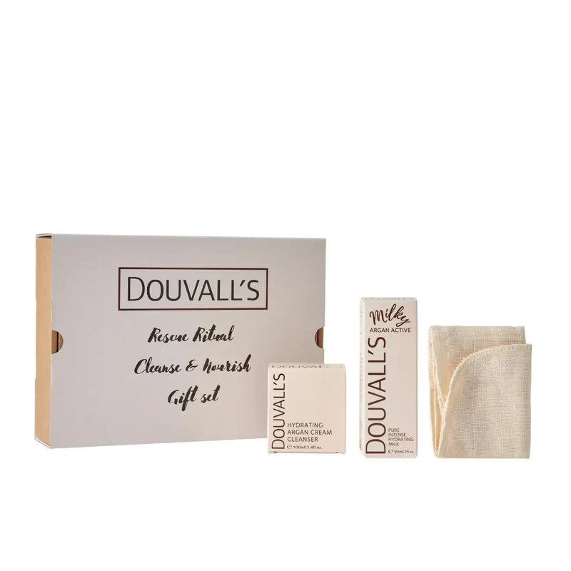 Rescue Ritual Cleanse & Nourish Gift set Douvalls Beauty