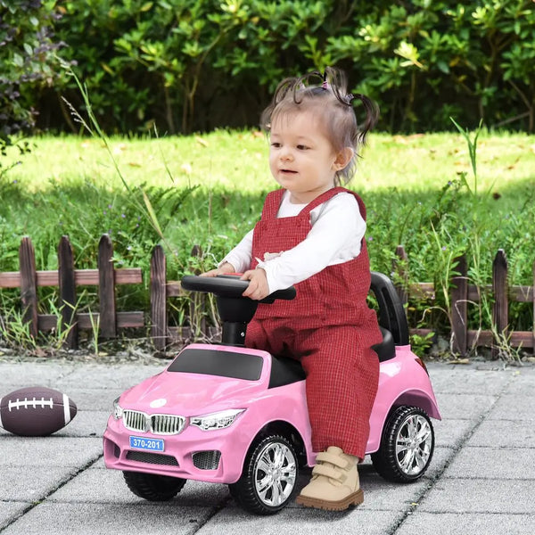 Ride on Car Baby Toddler Walker Foot to Floor Sliding Car Slider Pink HOMCOM