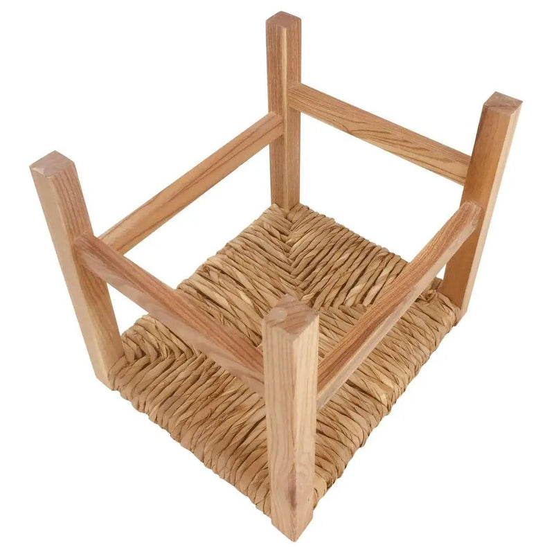 Rustic Woven Raffia Stool 30cm Order Notifications