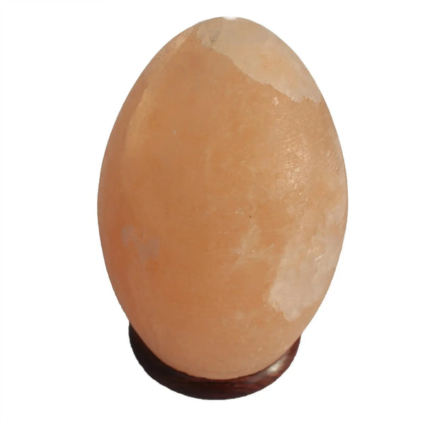 Salt Lamp Egg - Wooden Base Spirit Journeys Gifts