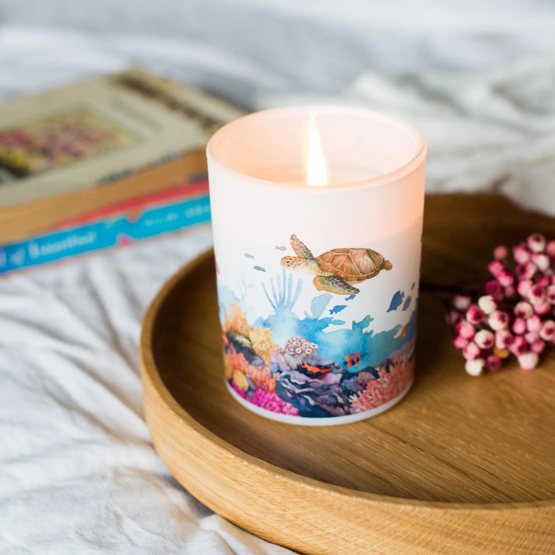 Save The Planet Scented Soy Wax Candle: Invigorating Marine Spirit Journeys Gifts