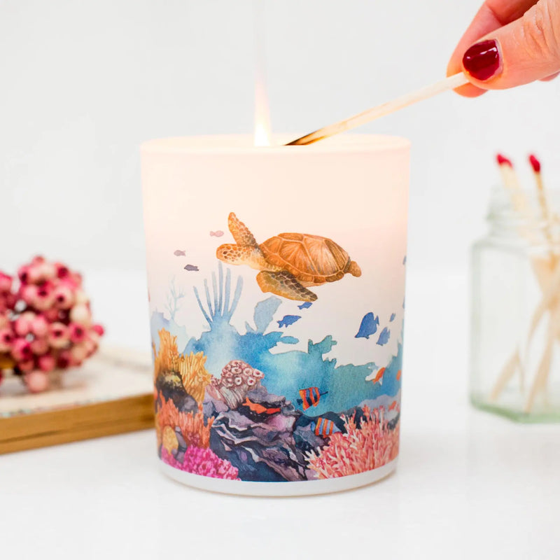 Save The Planet Scented Soy Wax Candle: Invigorating Marine Spirit Journeys Gifts