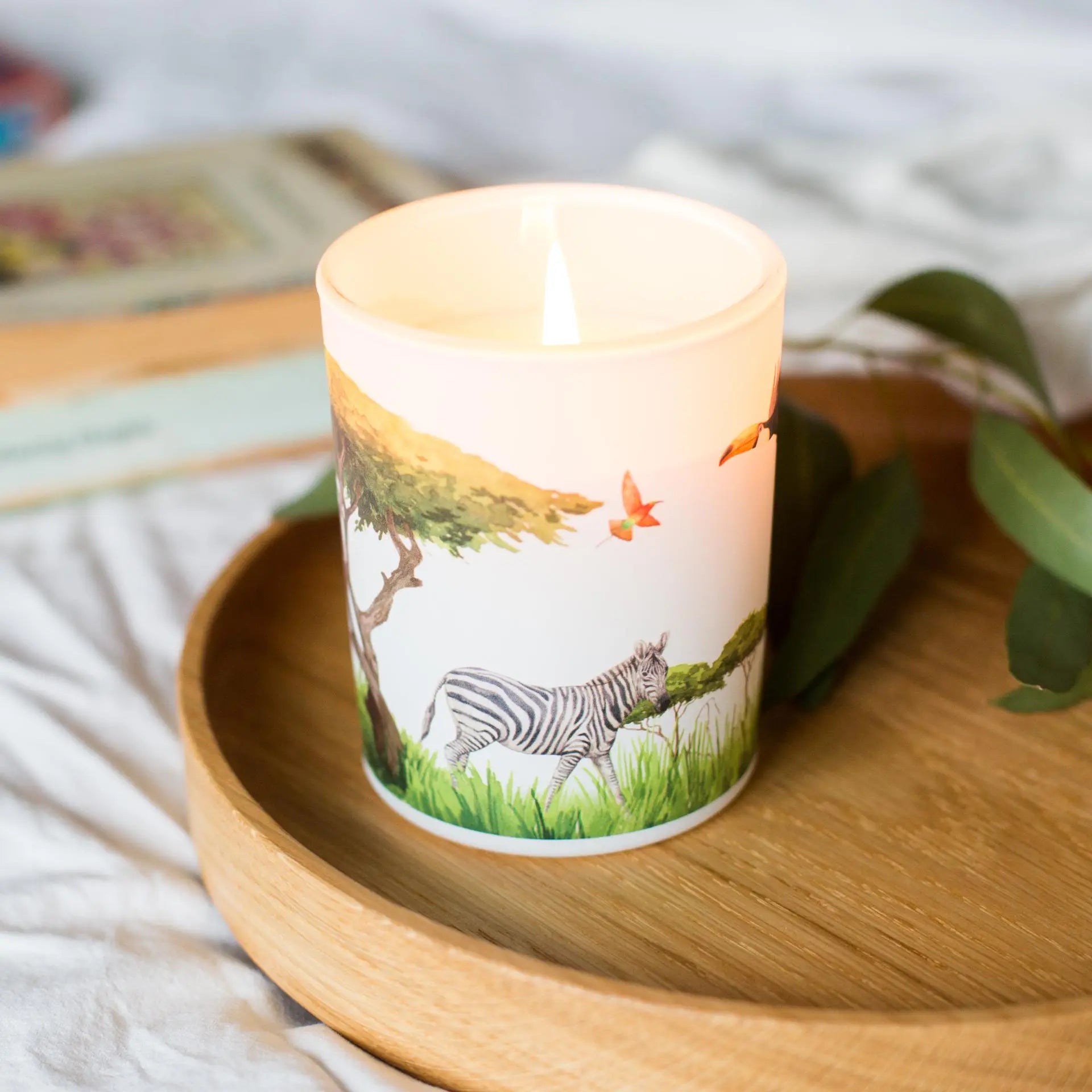 Save The Planet Scented Soy Wax Candle: Uplifting Grassland Spirit Journeys Gifts