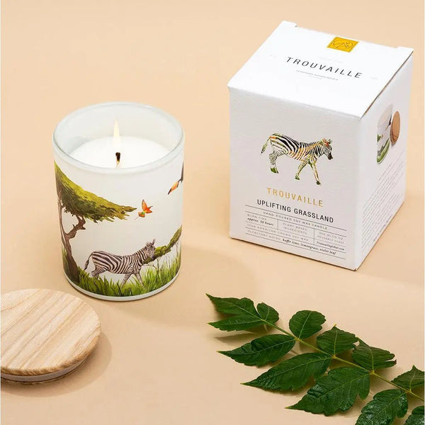 Save The Planet Scented Soy Wax Candle: Uplifting Grassland Spirit Journeys Gifts