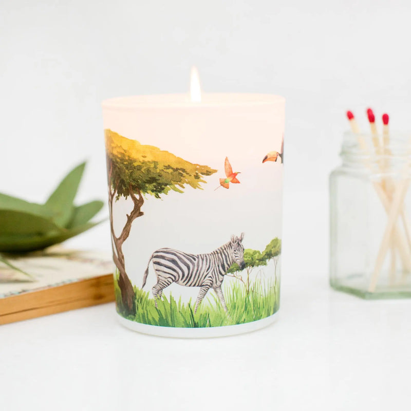Save The Planet Scented Soy Wax Candle: Uplifting Grassland Spirit Journeys Gifts