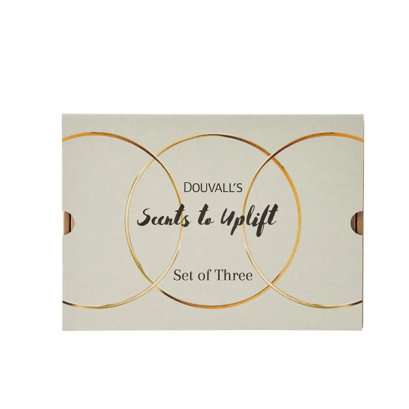 Scents to Uplift Gift set | Set of three home scents to revitalise and refresh Douvalls Beauty