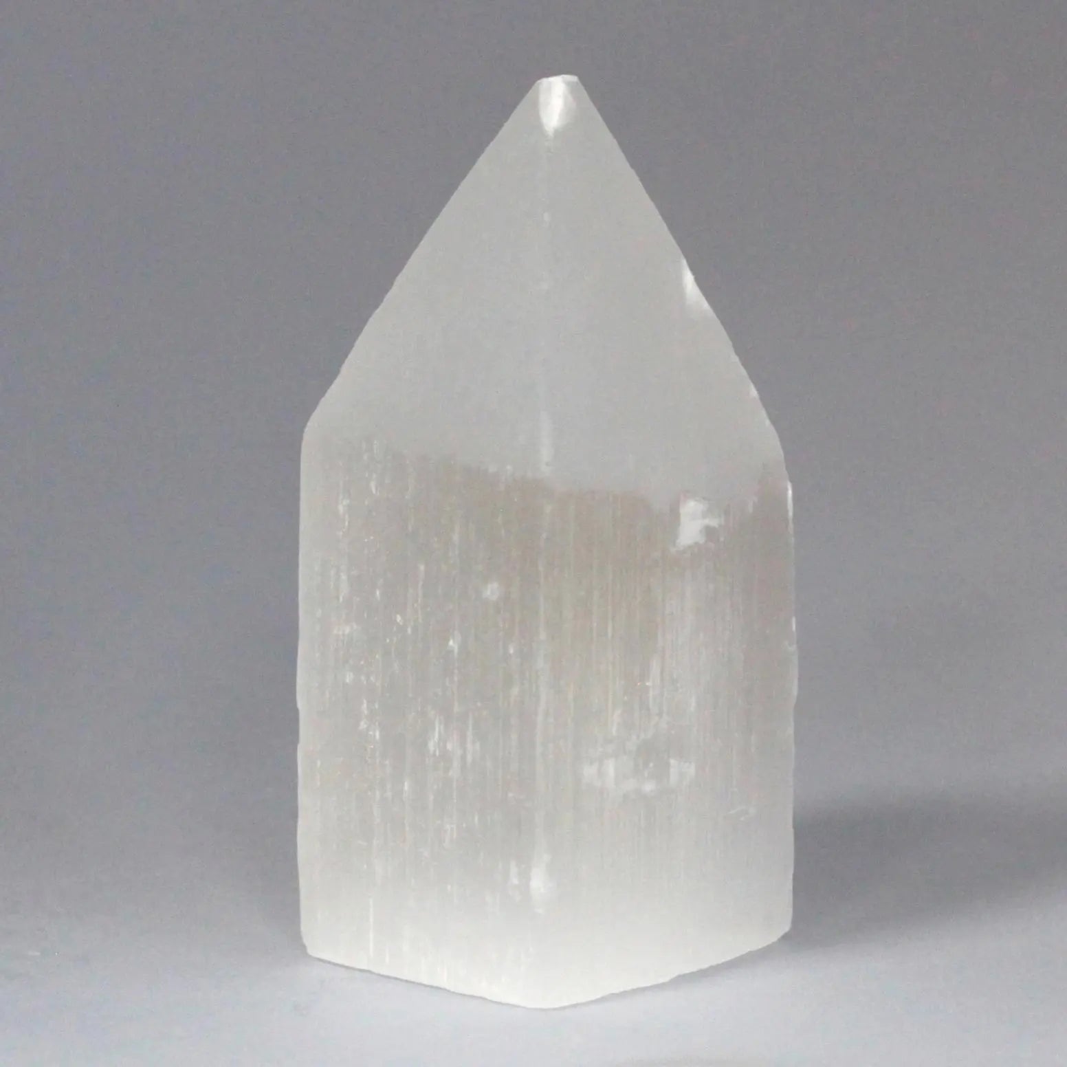 Selenite Pencil Point Tower - 10 cm Spirit Journeys Gifts