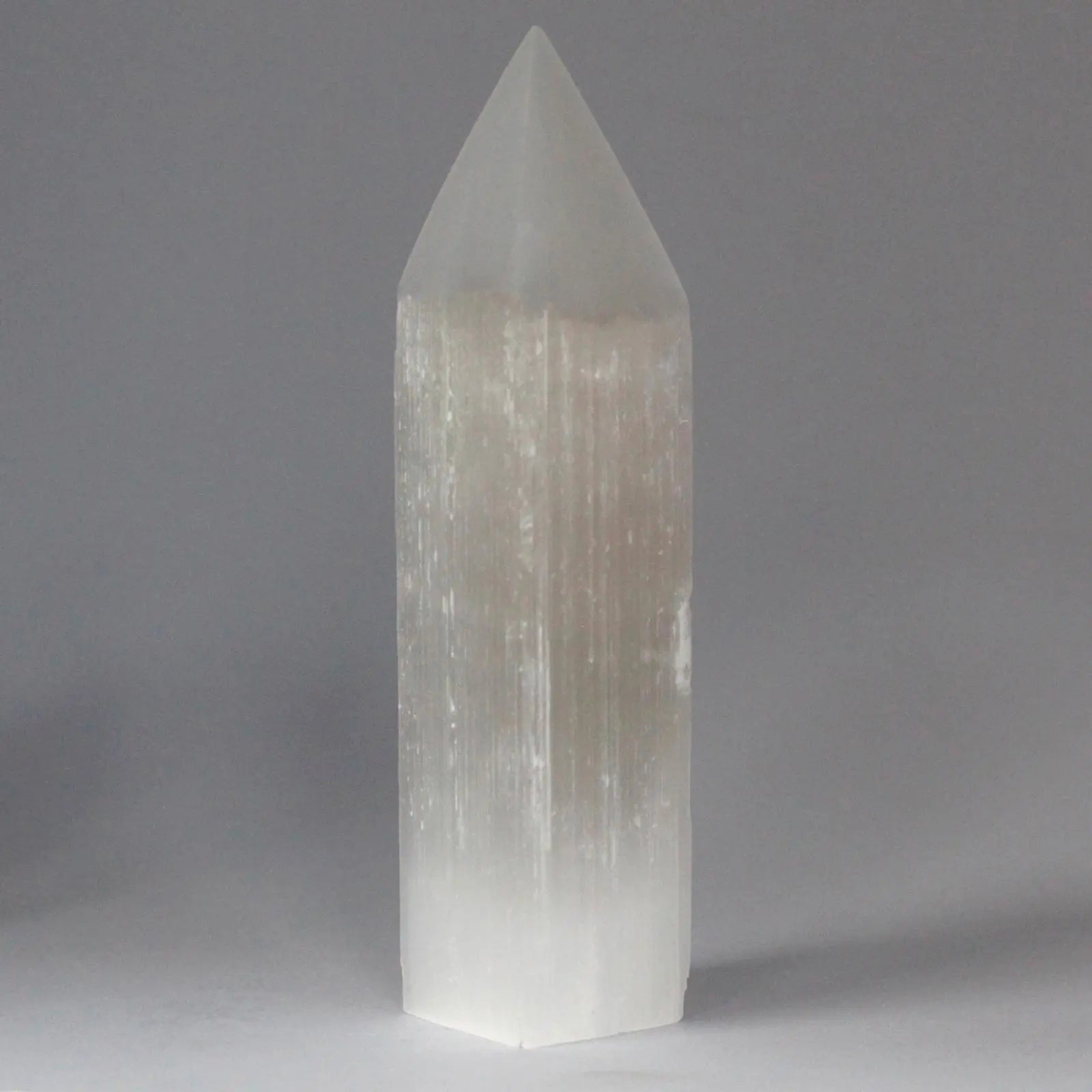 Selenite Pencil Point Tower - 20 cm Spirit Journeys Gifts