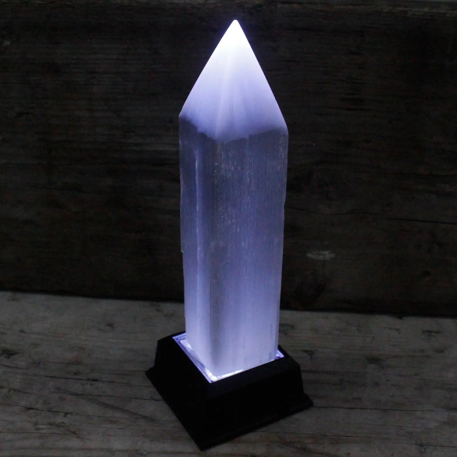 Selenite Pencil Point Tower - 20 cm Spirit Journeys Gifts