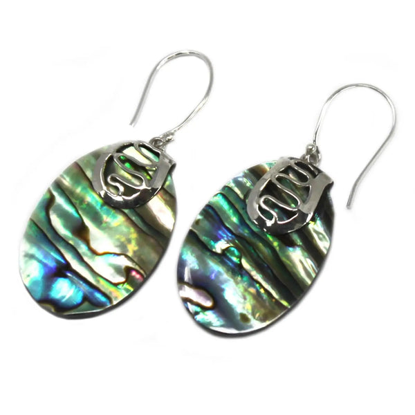 Shell & Silver Earrings - Abalone Spirit Journeys Gifts