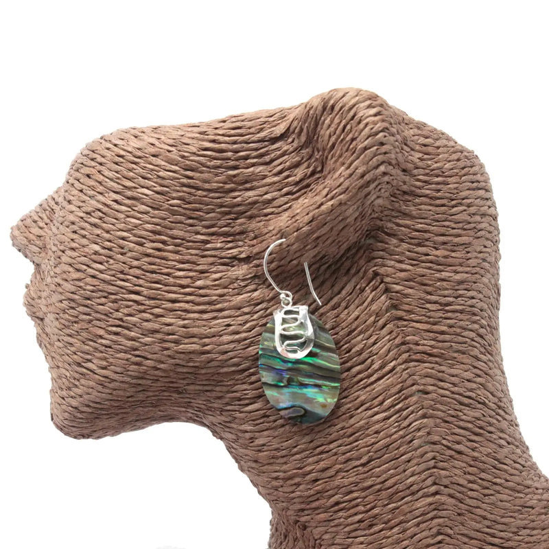 Shell & Silver Earrings - Abalone Spirit Journeys Gifts