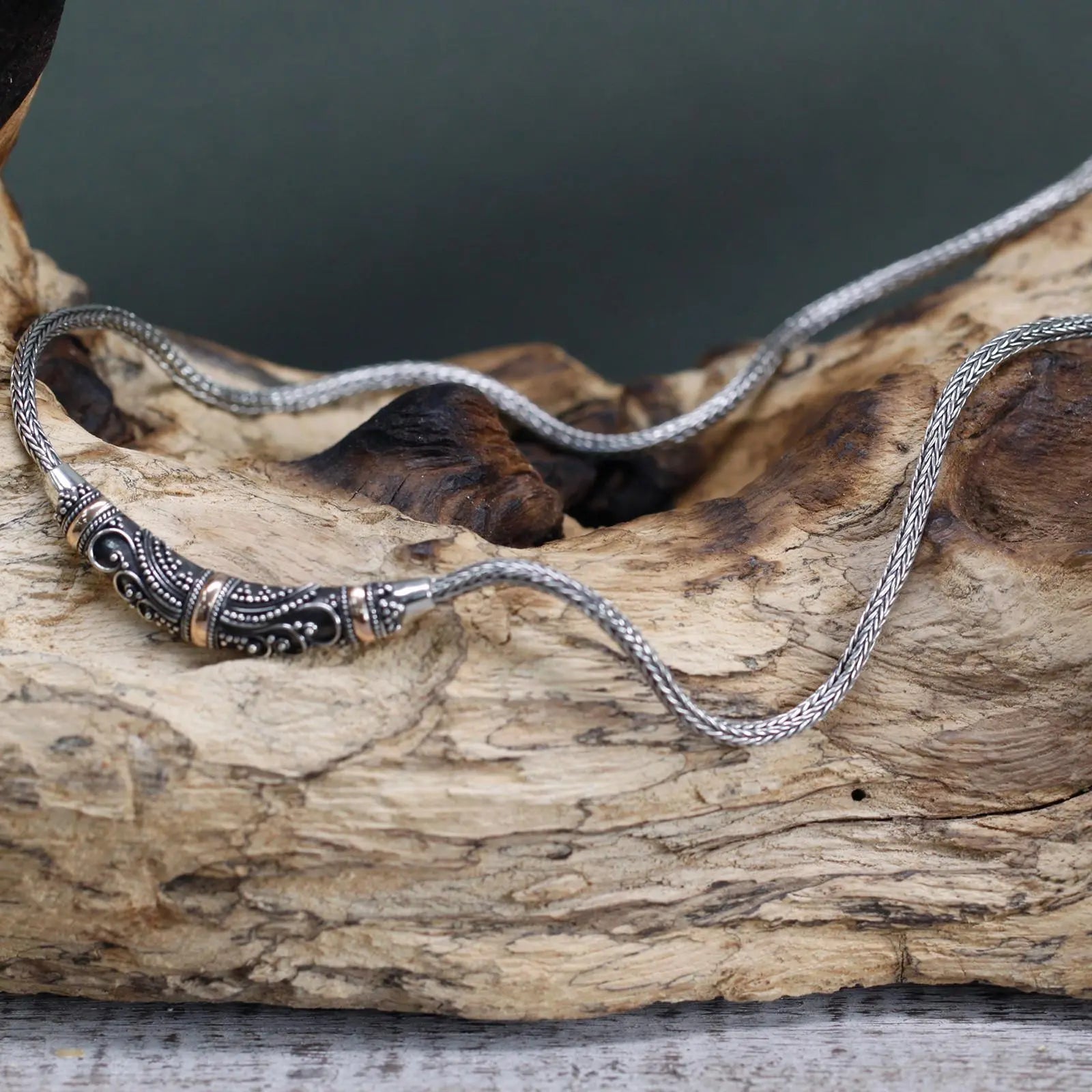Silver & Gold Necklace - Tribal Spirit Journeys Gifts