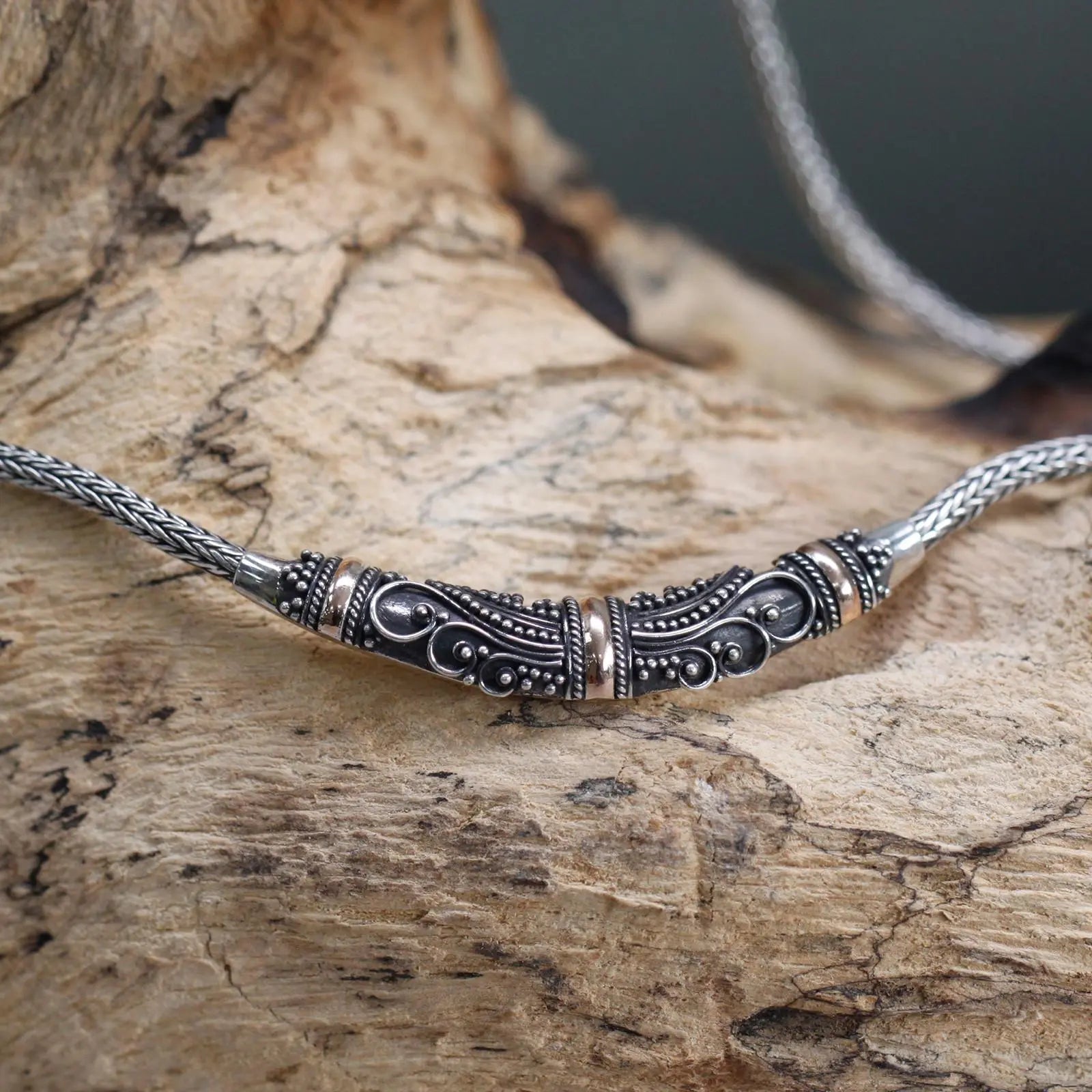 Silver & Gold Necklace - Tribal Spirit Journeys Gifts