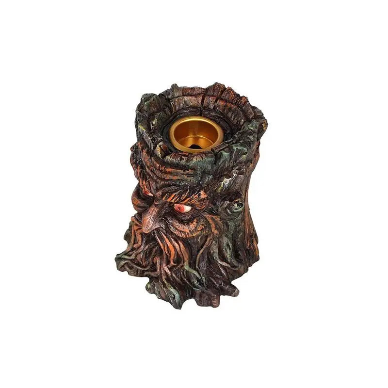 Small Green Man Backflow Incense Burner Spirit Journeys Gifts