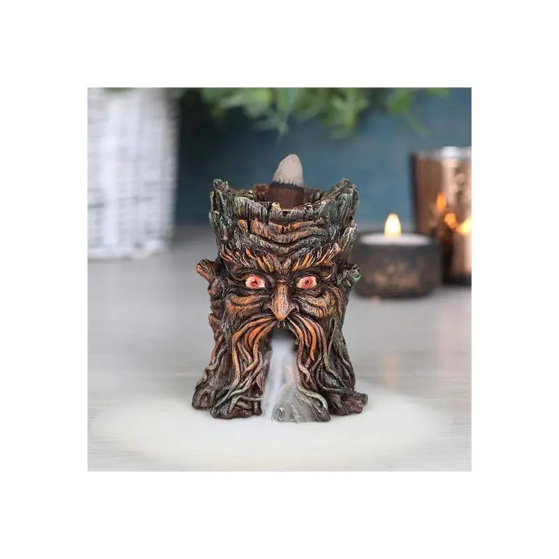 Small Green Man Backflow Incense Burner Spirit Journeys Gifts